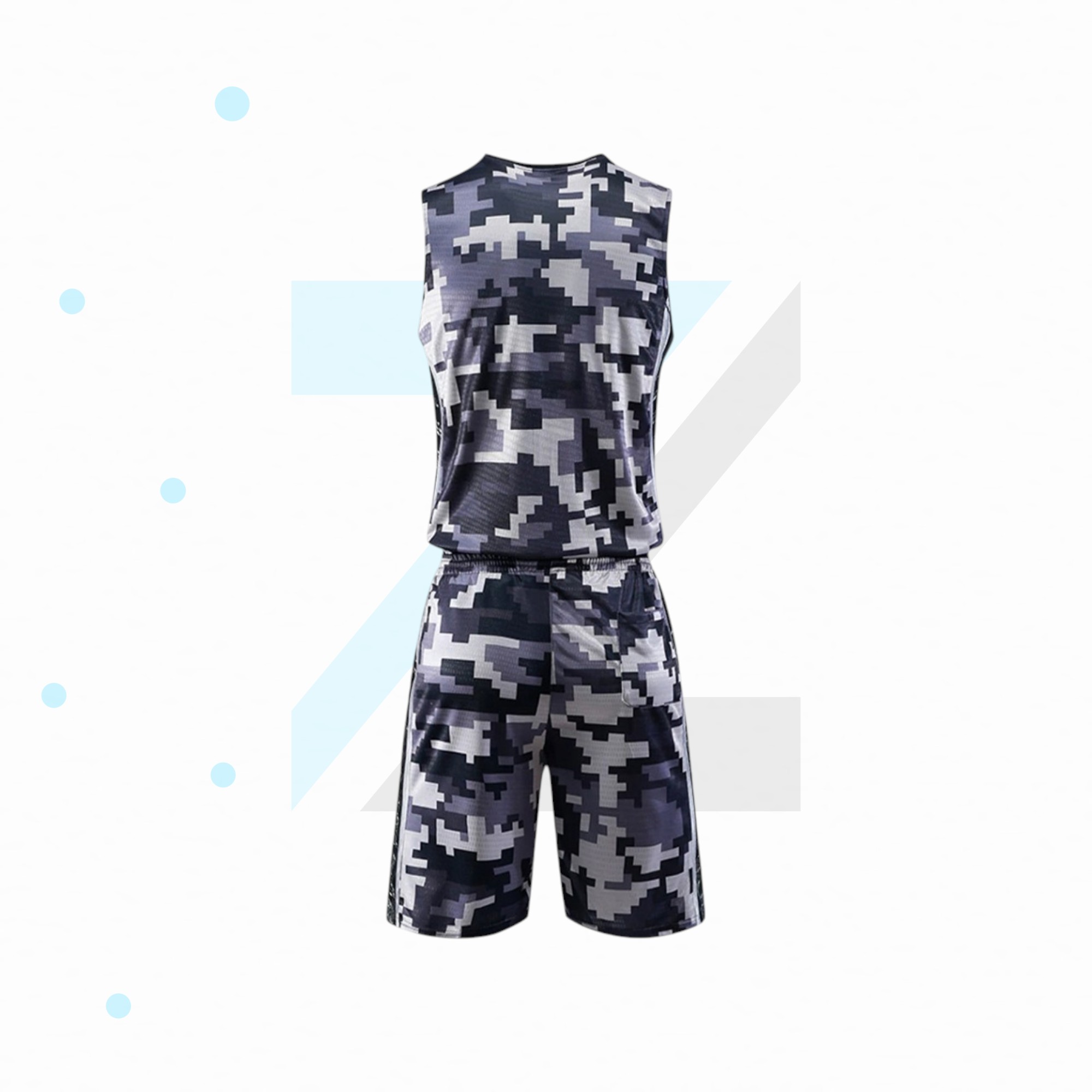Pro Edge Basketball Uniform | Elite Court Jersey & Performance Shorts | Advanced Mesh